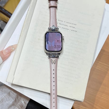 アップル ウォッチ レザー バンド くすみカラー apple watch バンド レディース M096