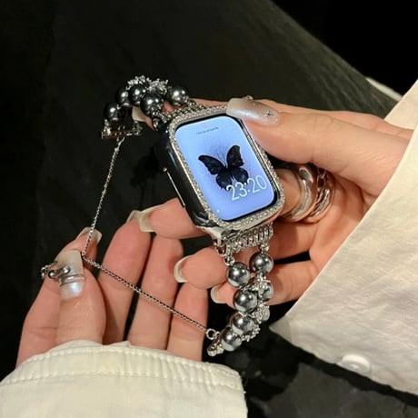 アップル ウォッチ ブレスレット apple watch バンド キラキラ【保護ケースプレゼント】M105