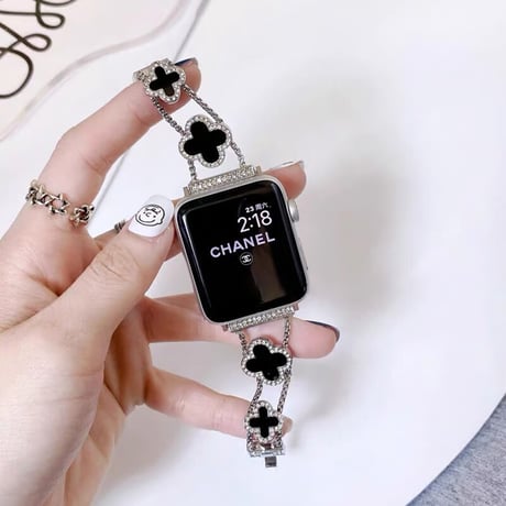 四葉のクローバー apple watch ブレスレット アップル ウォッチ バンド 女性 人気 M086