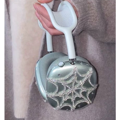 クリア airpods max ケース カバー デコ エア ポッズ マックス ケース キラキラ M005