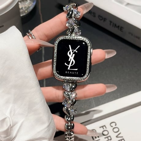 ジルコン アップル ウォッチ バンド キラキラ apple watch ブレスレット M098