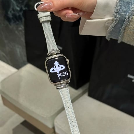 デニム アップル ウォッチ Series 10バンド かわいい apple watch バンド 人気 M132