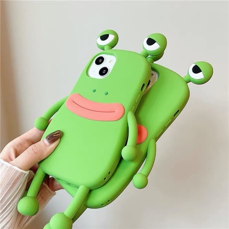 iphone15/15pro ケース カエル iphone14/13 ケース 面白 可愛い M025
