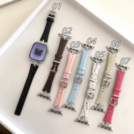 アップル ウォッチ バンド 女性 おしゃれ  apple watch series 10 バンド レザー M181