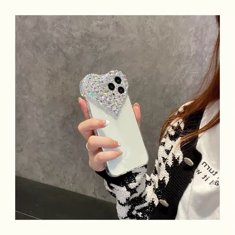 iphone15/15plusケース デコ iphone ケース クリア おしゃれ M035 