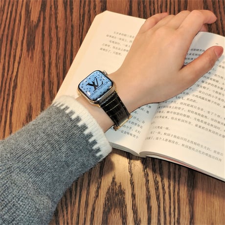 アップル ウォッチ バンド 革 メンズ 女性 apple watch SE バンド おしゃれ M247