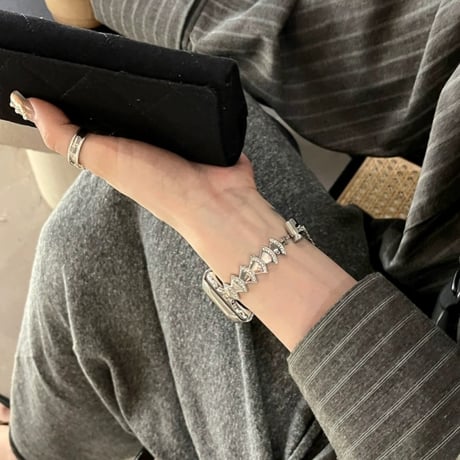 apple watch バングル アップル ウォッチ バンド キラキラ【バンパーケース付き】M128
