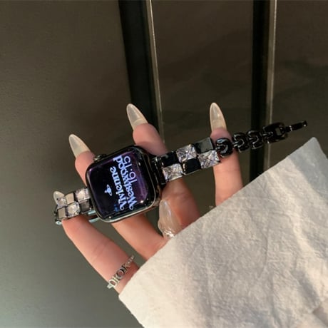 アップル ウォッチ バンド 女性 キラキラ apple watch ブレスレット M228