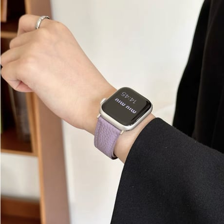 アップル ウォッチ バンド レザー apple watch series 11/10/se バンド マグネット M194
