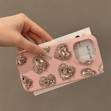 iphone16ケース デコ iphone ケース かわいい キラキラ M006
