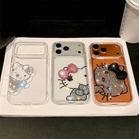 スマホケース デコ ストーン iphoneケース 人気 女子 リボン  M299