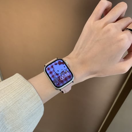 猫 アップル ウォッチ バンド かわいい レザー apple watch バンド マグネット M213