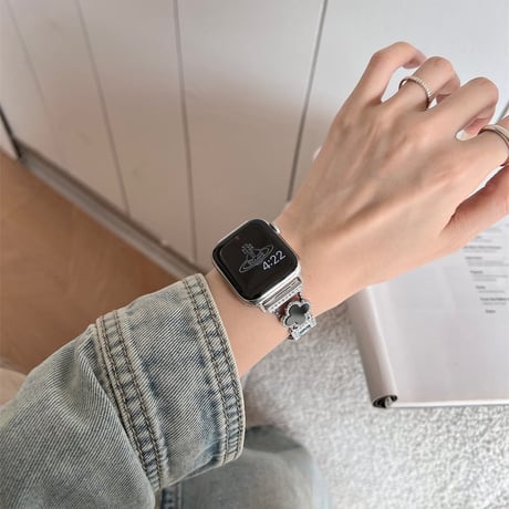 四つ葉のクローバー アップル ウォッチ バンド かわいい apple watch バンド レディース M111