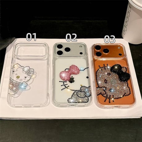 スマホケース デコ ストーン iphoneケース 人気 女子 リボン  M299