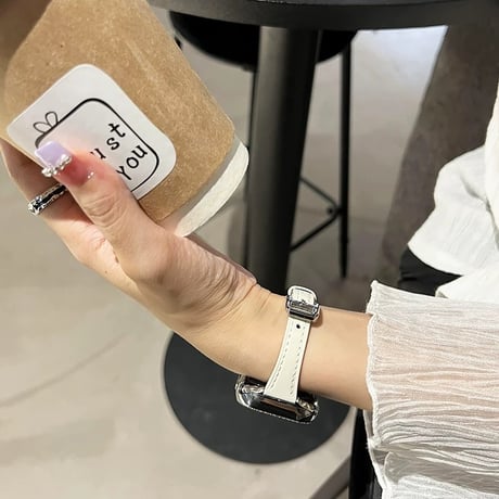 【保護ケース付き】アップル ウォッチ バンド 女性 人気 apple watch バンド レザー 細い M204