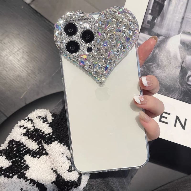 iphone15/15plusケース デコ iphone ケース クリア おしゃれ M035 