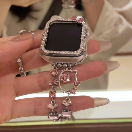 「保護ケースプレゼント！」アップル ウォッチ ブレスレット apple watch バンド かわいい 蒸れない M274