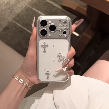 スマホケース 透明 デコ iphone17/17pro ケース 女子 人気 M327