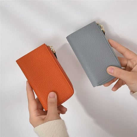 「042」マルチ キー ケース 財布 キー ケース レザー カード収納 キーホルダー ポーチ