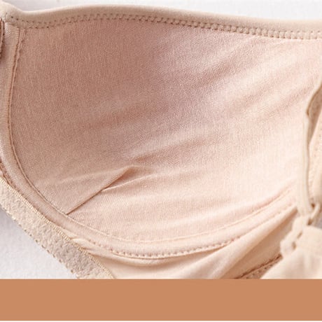 「013」シルク ブラジャー シームレスブラ 離れ乳 小胸 通気快適 ナイトブラ おすすめ