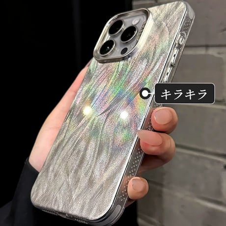 iphoneケース かわいい オーロラ iphone ケース キラキラ M061
