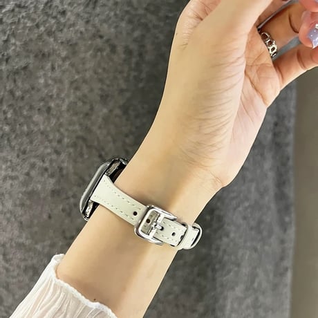 【保護ケース付き】アップル ウォッチ バンド 女性 人気 apple watch バンド レザー 細い M204