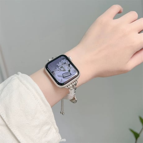 「バンパーケース付き」apple watch ブレスレット アップル ウォッチ バンド かわいい M126