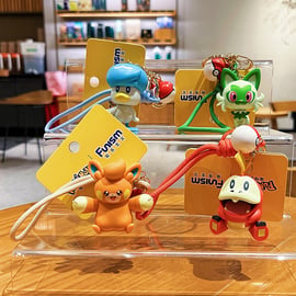 ポケモン キーホルダーモンスターボール付き ニャオハ ホゲータ パモ全