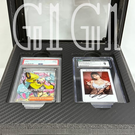 「G1G1」コレクター向け BGS/PSA/CGC 鑑定カード用 高級収納ケース（Mサイズ・透明タイプ）ダイヤルロック付き