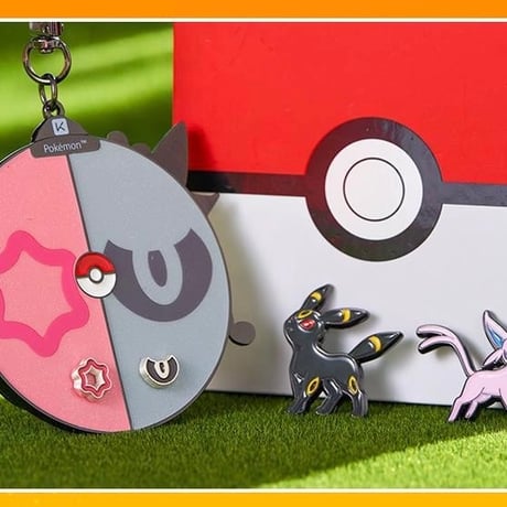 ポケモン メタル第一弾（イーブイ家族 タイプC: エーフィ、ブラッキー)(中国正規版)