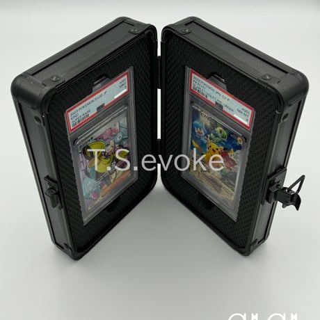 「G1G1」PSA/CGC鑑定カード用 ケース(2枚収納) ブラック