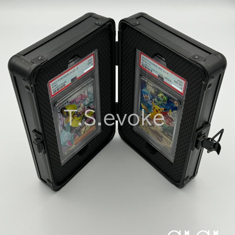 G1G1」PSA/CGC鑑定カード用 ケース(2枚収納) ブラック | G1G1