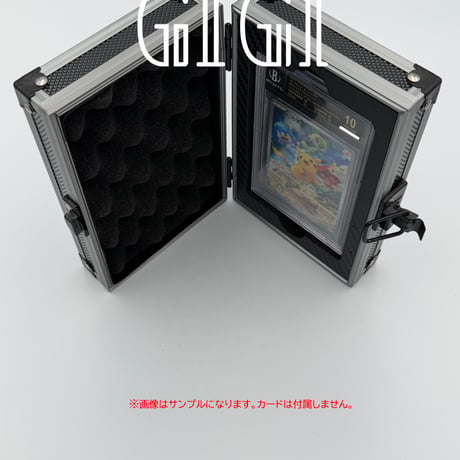 「G1G1」BGS鑑定カード用 高級ケース(1枚収納) シルバー/ブラック