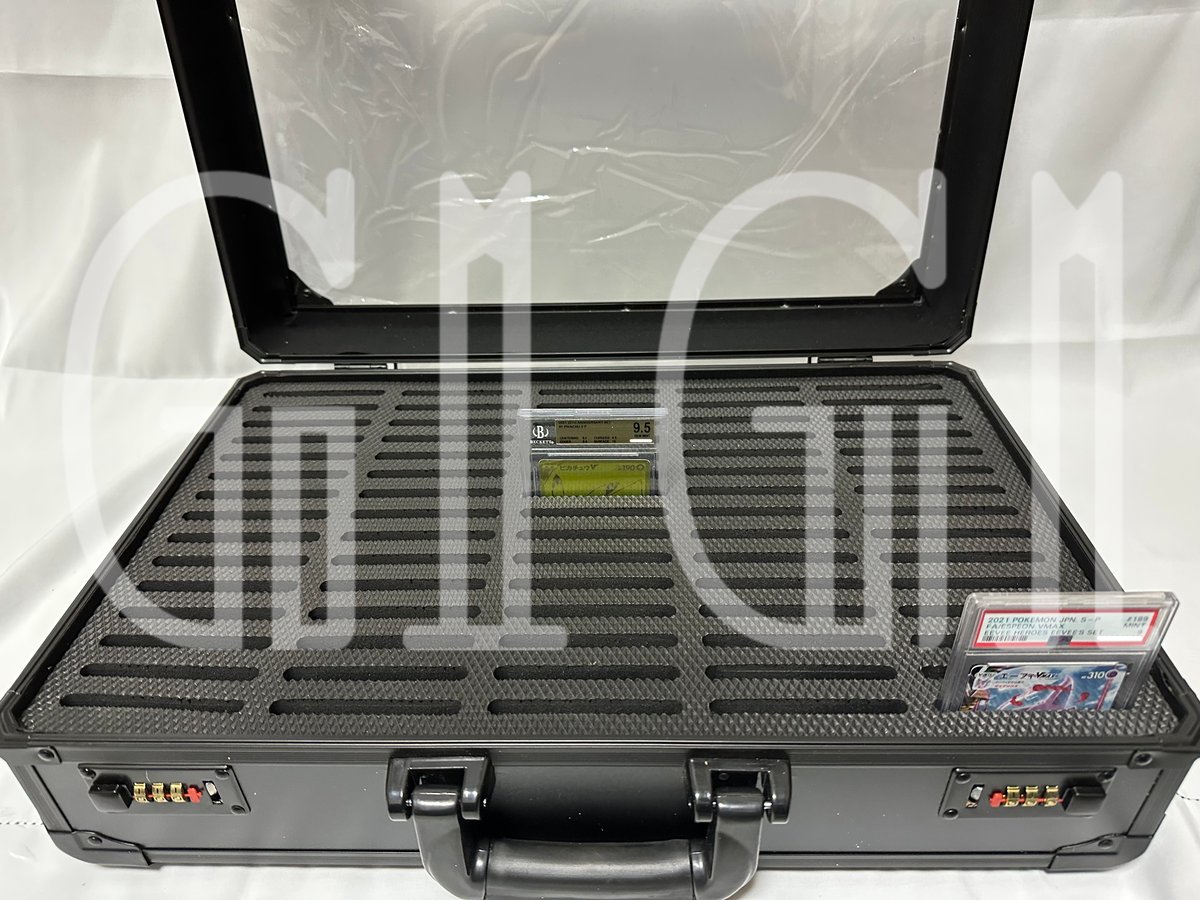予約セール「G1G1」PSA/BGS/CGC鑑定カード収納ケース 鍵付き透明