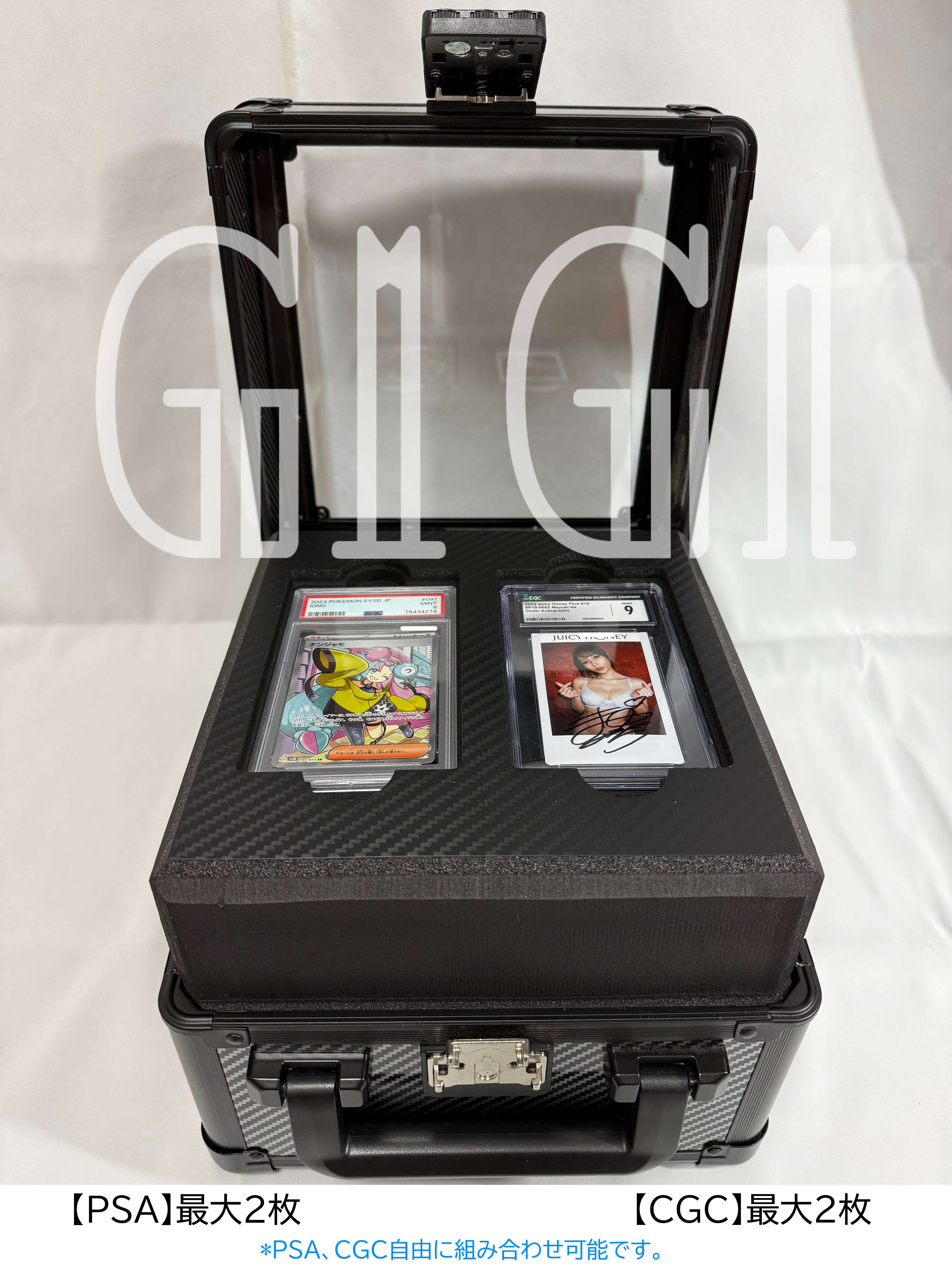 G1G1」コレクター向け BGS/PSA/CGC 鑑定カード用 高級収納ケース（M