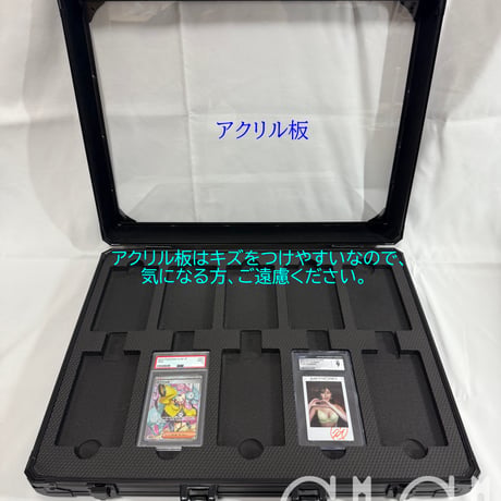 特価品「G1G1」PSA/CGC鑑定 カードケース -ブック透明型（10枚入り）キズあり
