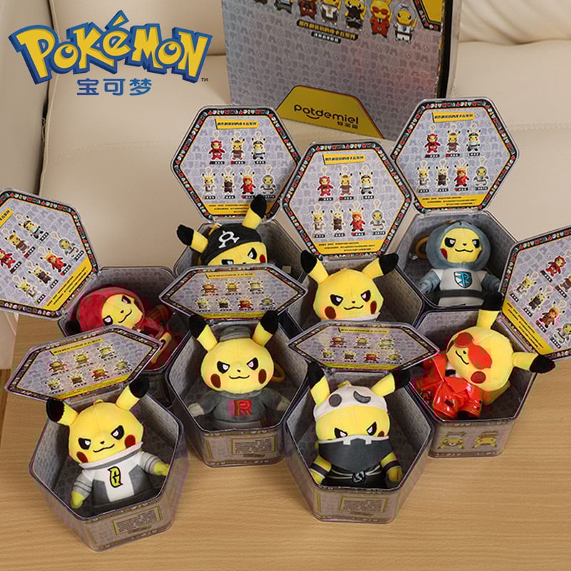 ポケモン 団員ごっこピカチュウ ぬいぐるみ 全7種(中国正規版 ポケモン 団員ごっこピカチュウ ぬいぐるみ 全7種(中国正規版