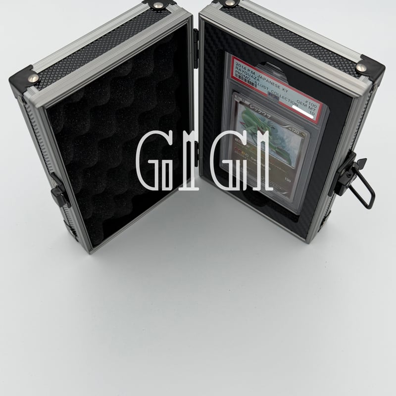 G1G1」PSA/CGC鑑定カード用 高級ケース(1枚収納) シルバー/ブラック | G1G1