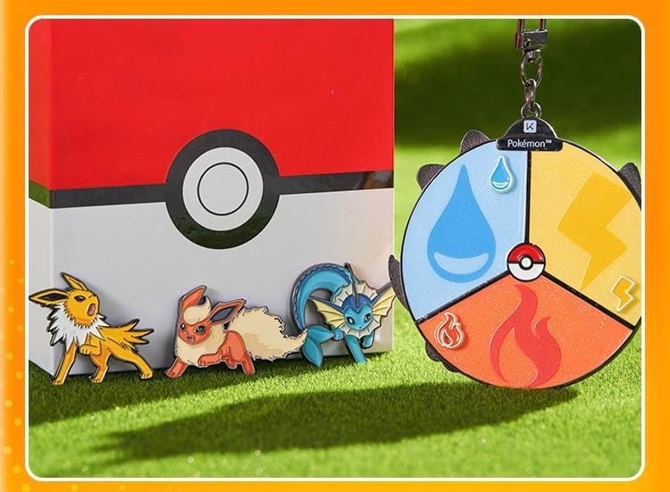 ポケモン メタル第一弾（イーブイ家族 タイプB:シャワーズ、サンダース