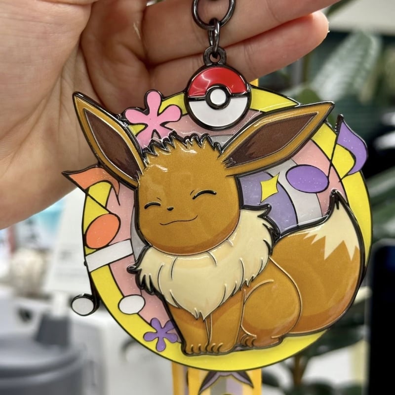 ポケモン メタル第一弾（イーブイ家族 タイプC: エーフィ、ブラッキー