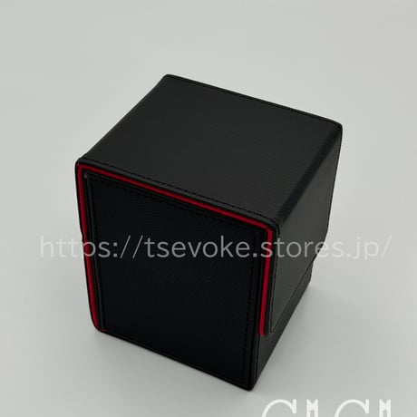 「G1G1」トレカデッキケース（ストレージボックス、デッキホルダー）赤