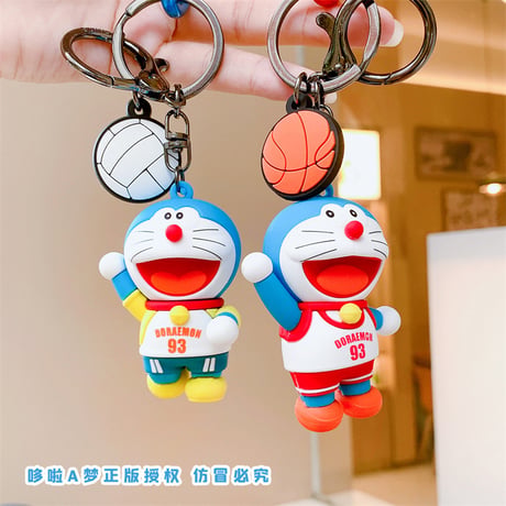 ドラえもん キーホルダー スポーツ選手服全3種 (中国正規版)