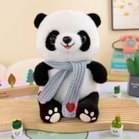 ＊ぱんだページ＊ G1G1」ニット付き パンダ(ブルー) | G1G1