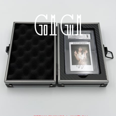 特価品「G1G1」PSA/CGC鑑定カード用 高級ケース(1枚収納) シルバー/ブラック〈傷あり品〉