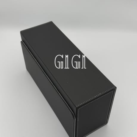 「G1G1」PSA/BGS/CGC鑑定カード収納 ケース（ストレージボックス、デッキホルダー）グレー 窓付き