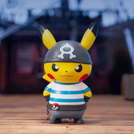 ポケモン団員ごっこピカチュウ コレクション 全7種 箱凹みあり(中国正規版)