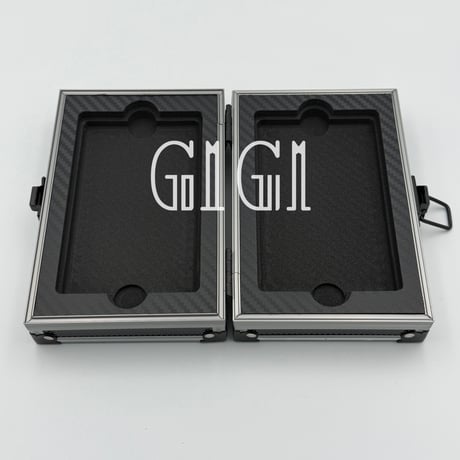 特価品「G1G1」PSA/CGC鑑定カード用 高級ケース(2枚収納) シルバー/ブラック〈傷あり品〉