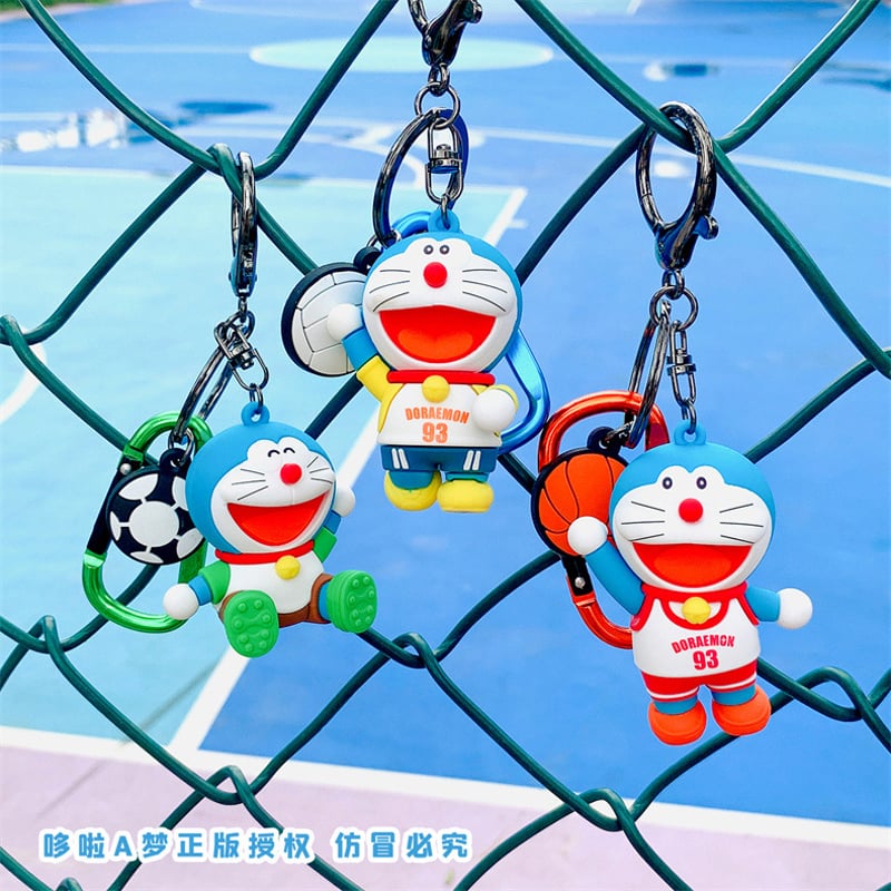 ドラえもん キーホルダー スポーツ選手服全3種 (中国正規版) | G1G1