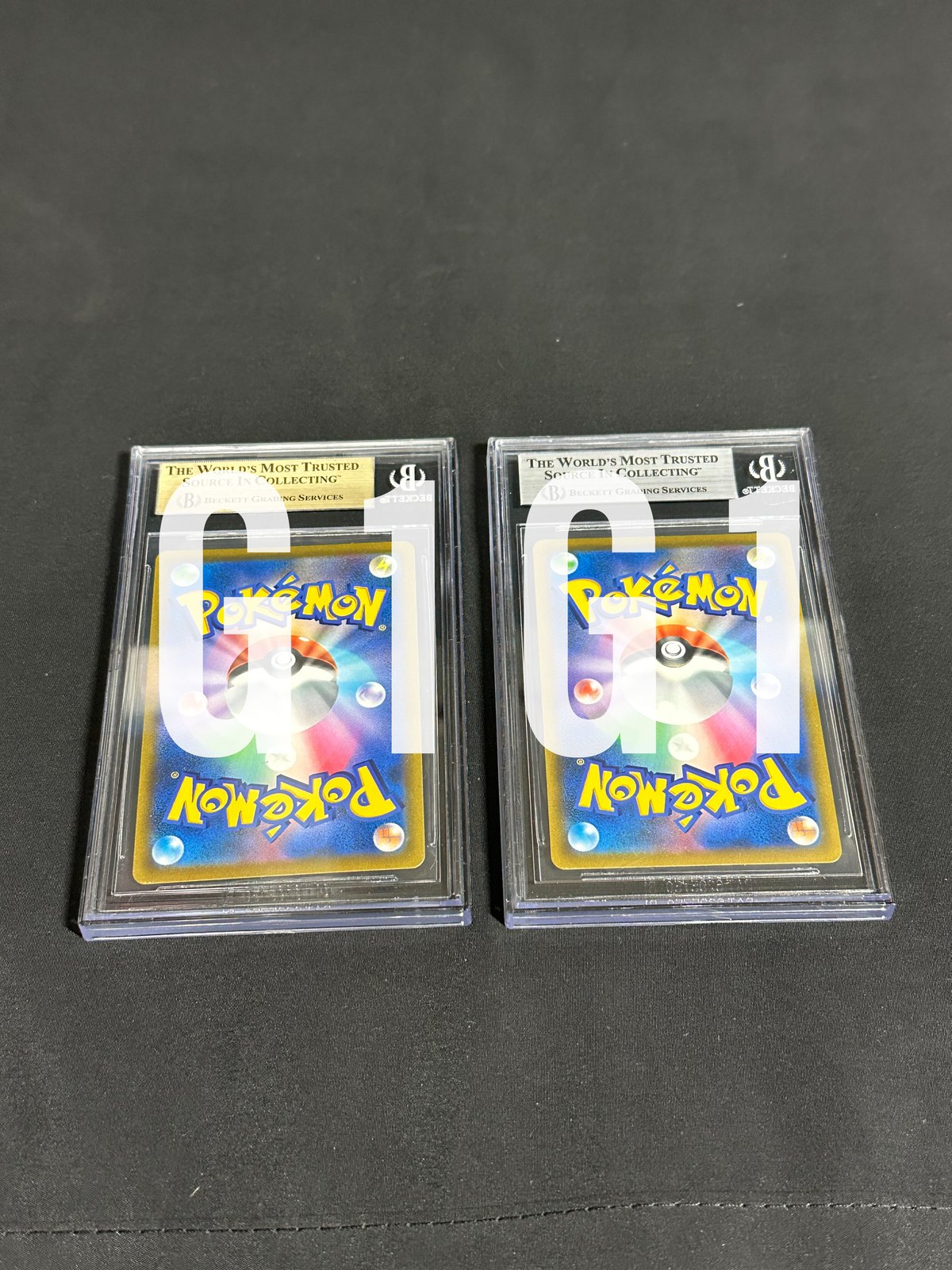 BGS鑑定品-セット品]ポケモンカード ダークライVSTAR、ルカリオVSTAR 