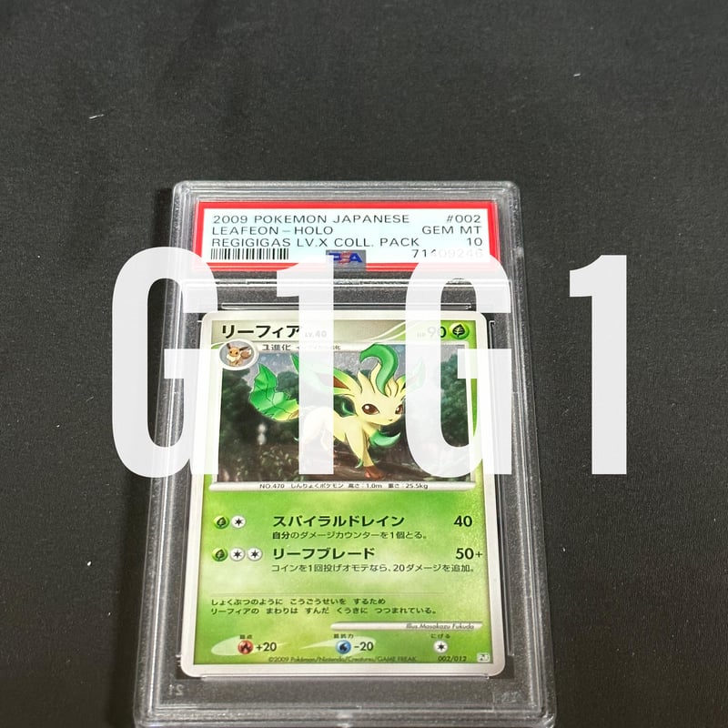 PSA鑑定品-MINT10]ポケモンカード リーフィア 002/012 2009 POKEM...